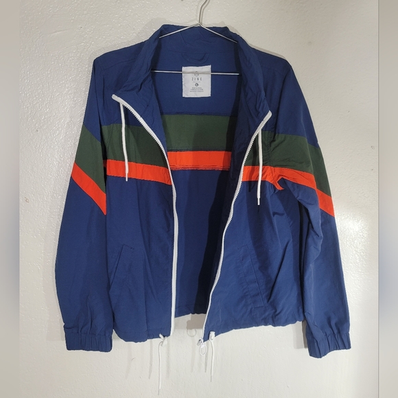 Retro Colored Zine Wind Breaker - Picture 2 of 3